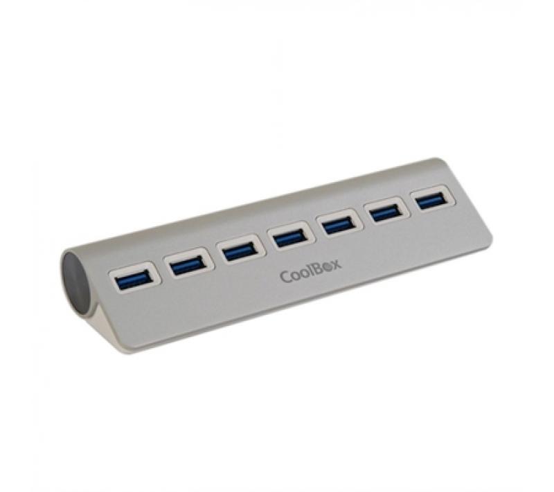 Coolbox Hub Alu Puertos Usb